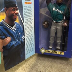 Ken Griffey Jr. Action Figure in Teal and Gray